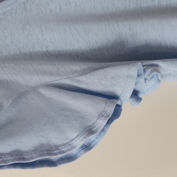 EUC Old Navy Light Blue Lightweight Flutter Sleeve Tee, Large - Picture 2 of 5